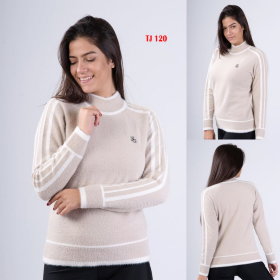Женский свитер Sogo теплый трикотаж травка 120