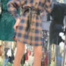 Женское платье-рубашка Black Rich коттон с камнями пояс эко-кожа 1980